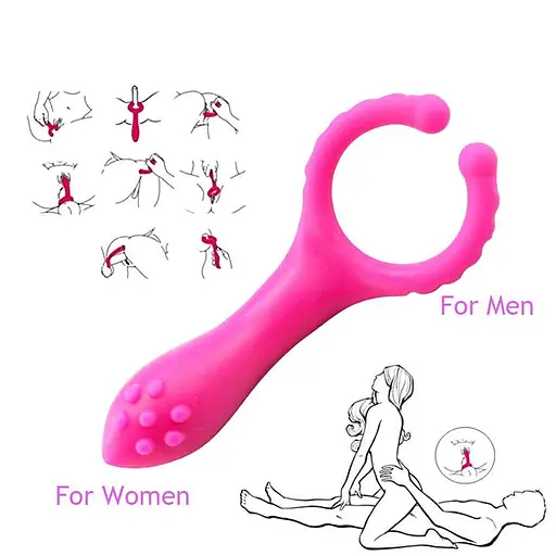 Вібромасажер для стимуляції сосків клітора та точки G Рожевий K000176 - фото 3