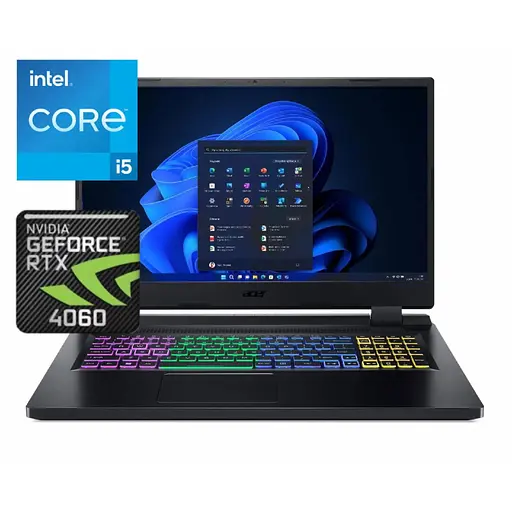 Ноутбук игровой Acer Nitro 5 AN515-58-518A (NH.QM0EX.006), 15,6" FHD 165Hz, Intel Core i5-12500H, 16GB, SSD 512GB, GeForce RTX4060 6Gb