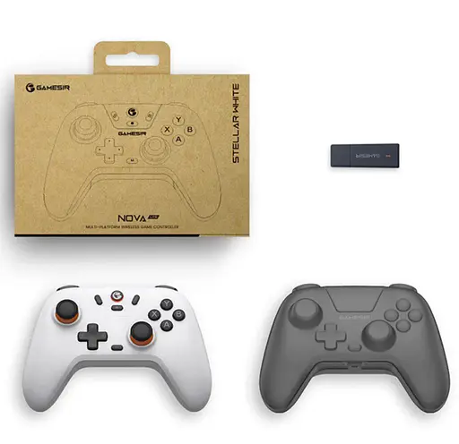 Геймпад Bluetooth джойстик GameSir T-4n Nova Lite Multiplatform Controller Bluetooth/2.4G/USB DualShock White - фото 10