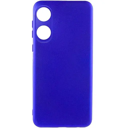 Чохол Silicone Cover Lakshmi Full Camera (A) для Oppo A58 4G Синій / Iris
