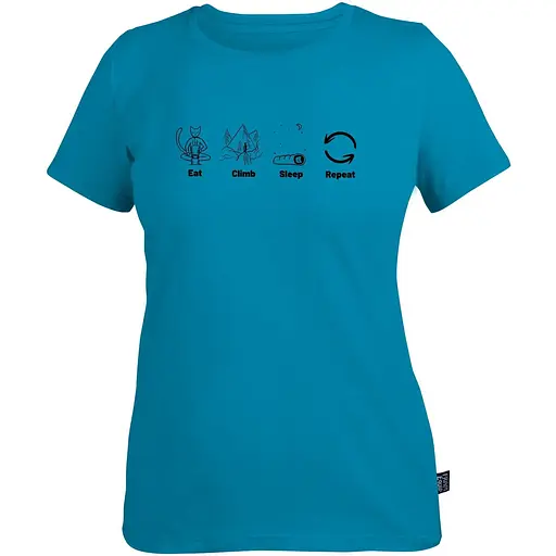 Футболка Fram Eat climb sleep repeat XL Синя (1044-id_7861)