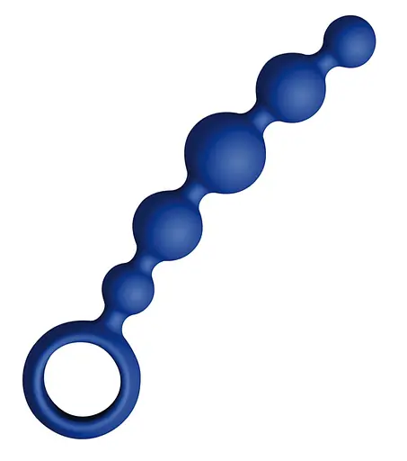 Анальная цепочка Joyballs Anal Wave Short 17.5 см (синий)
