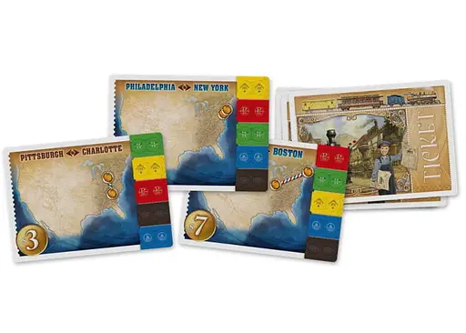 Настольная игра Lords of Boards Билет на поезд. Наследие: Легенды Запада (Ticket to Ride Legacy: Legends of the West) (малая локализация - укр. правила) (TTR_WL) - фото 8