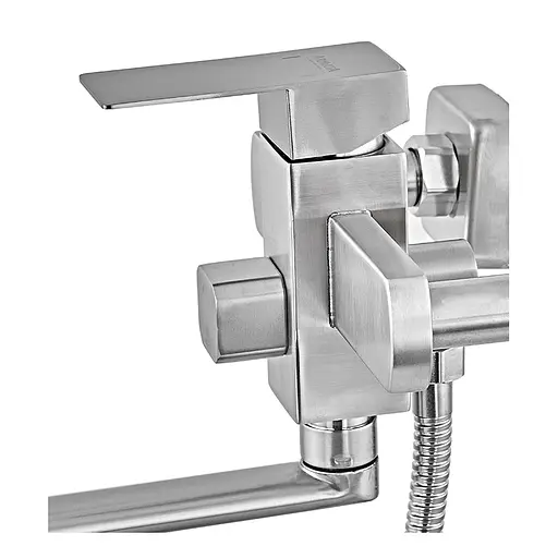 Смеситель для ванны Armata Kub-006 CH6492 Нержавеющая сталь - фото 6