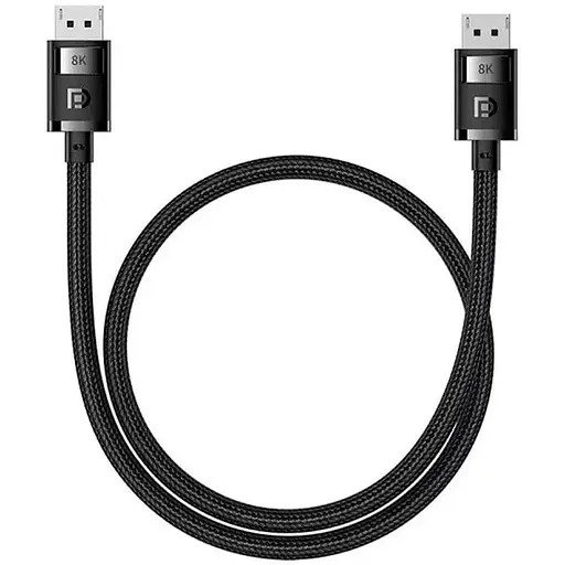 Кабель Baseus High Definition Series DP 8K to DP 8K Adapter Cable 2 м Cluster DisplayPort to DisplayPort Черный