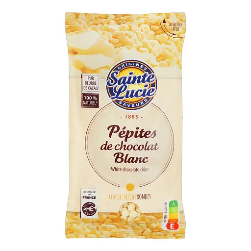 Дропсы Sainte Lucie из белого шоколада 125 г