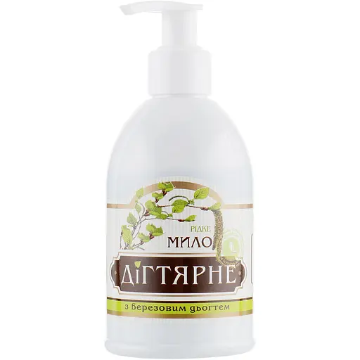 Рідке дігтярне мило Elixir при захворюваннях шкіри 240 мл
