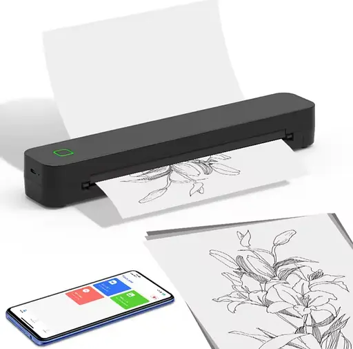 Беспроводной портативный термопринтер А4 - фото 6