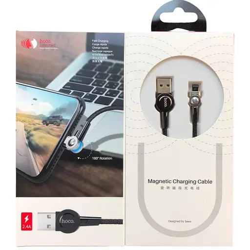 Кабель Hoco S8 Магнитный зарядный кабель Lightning - фото 1