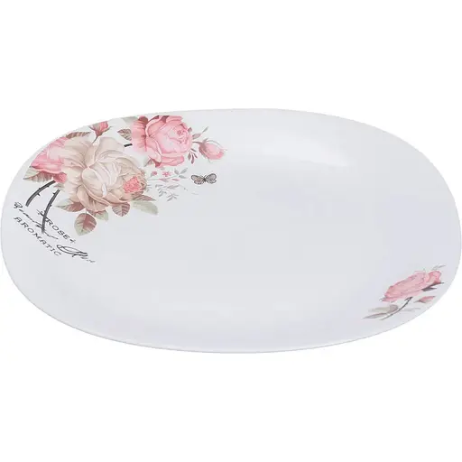 Столовый сервиз Yiwu на 6 персон фарфоровый Harmony белый HP-7-714 - фото 4