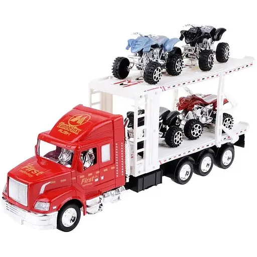 Игрушечный грузовик с платформой для машинок IM80B