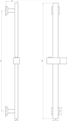 Душова стійка Globus Lux SUS-1108 Нікель - фото 5