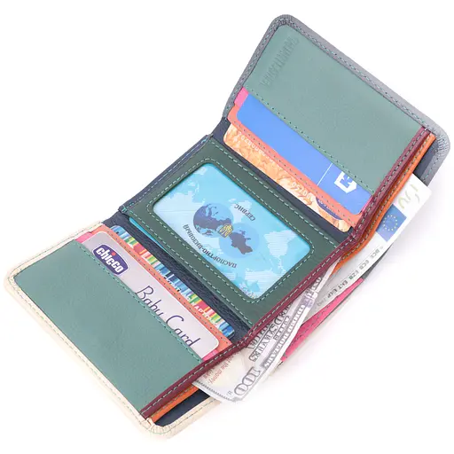 Кожаный женский кошелек ST Leather 11.3х8.5х2 см acs0028431 - фото 4