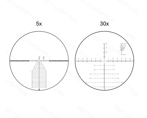 Оптический прицел Vector Optics Continental 5-30x56 (34mm) illum. FFP Ranging - фото 3