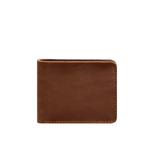 Мужской кожаный портмоне 4.1 (4 кармана) светло-коричневый Crazy Horse - фото 7