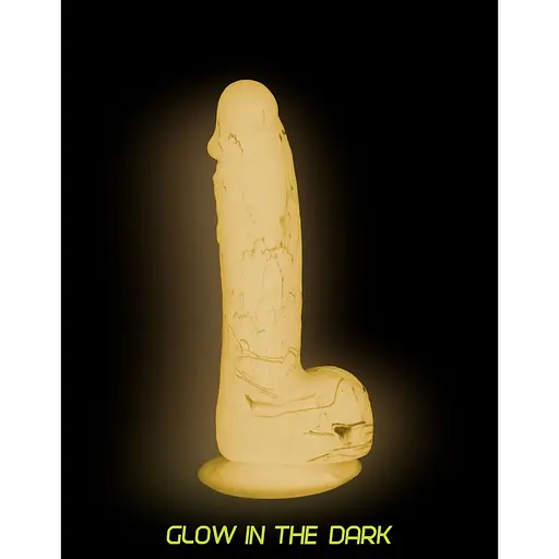 Фалоімітатор Addiction - Brandon - 7.5, що світиться у темряві - фото 4