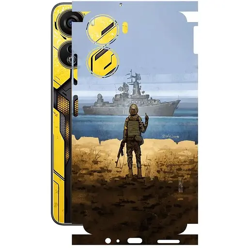 Захисна плівка StatusSKIN для ZTE Nubia Neo 5G Корпус Вініл Корабель - фото 1