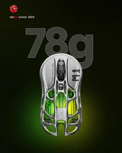 Игровая мышь GravaStar MERCURY M1 PRO Gray PAW3395 (GRAVASTARM1PRO_GRY) - фото 5