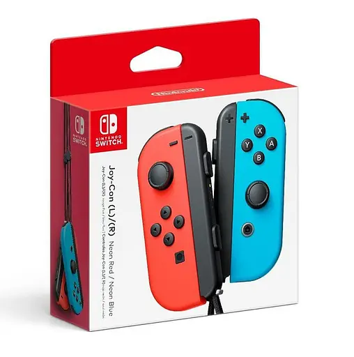 Геймпад Nintendo Joy-Con Neon Red/Neon Blue Pair (45496430566) - фото 4