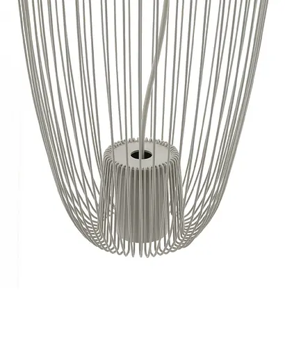 Подвесной светильник, люстра Nowodvorski 11242 Pumpkin S GU10 1x10W IP20 Светло-серый - фото 6