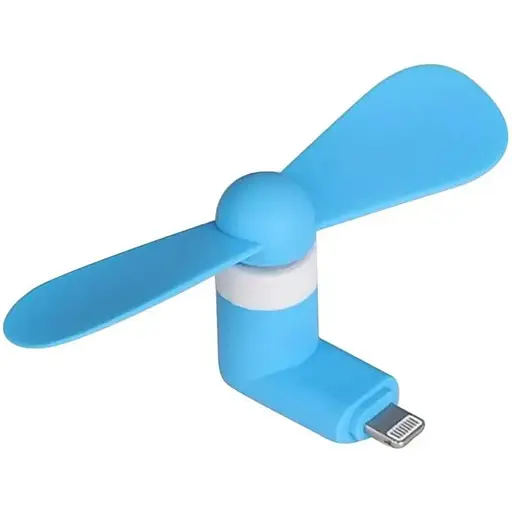 Вентилятор мобильный Lightning синий - фото 1