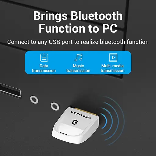 Адаптер Vention USB Bluetooth5.0 Adapter White (CDSW0) - фото 7