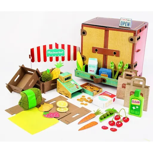 Дитячий набір орігамі Мінімаркет - Clementoni 18550 - фото 3