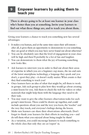 Herbert Puchta’s 101 Tips for Teaching Teenagers - фото 12