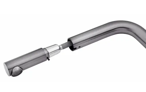 Змішувач для кухні з висувним виливом Kroner KRPё Edelstahl Klassisch - PVD03917 (CV032285) - фото 8