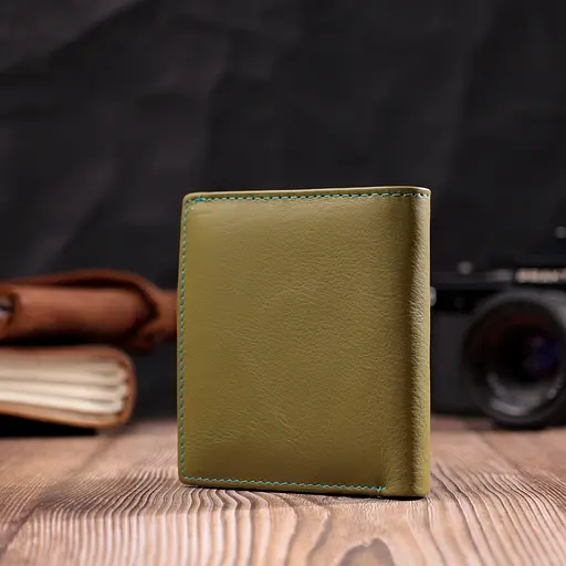 Жіночий шкіряний гаманець ST Leather 10х9.5х1.5 см acs0029462 - фото 7