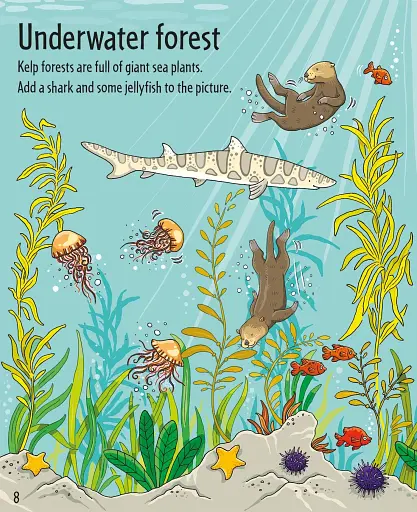 First Sticker Book: Under the Sea - фото 4