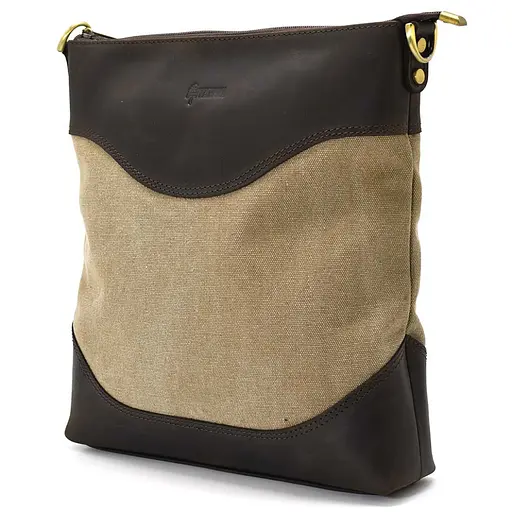 Кожаная мужская сумка TARWA 30х27.5х6.5 см sum0026075 - фото 5