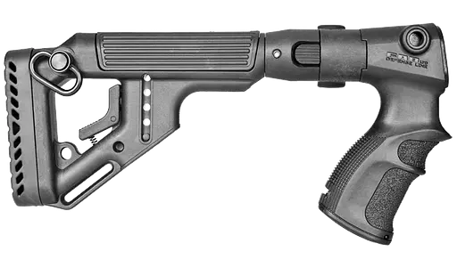 Приклад складной Fab Defense для Rem 870 с пистолетной рукояткой регулируемая щека черный - фото 2