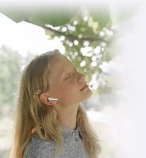 Бездротові навушники Haylou X1 Neo, TWS, IPX4, BT5.3, 30mAh, 310mAh, 5h, white 2024 UA UCRF - фото 13