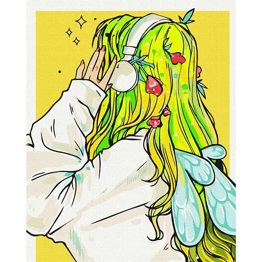 Картина по номерам Playlist феи nila_art_art Brushme 40x50 см разноцветная 000221209