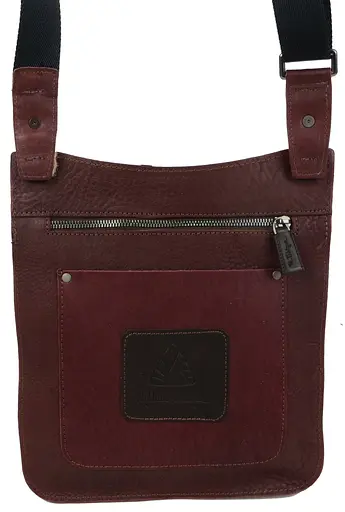 Кожаная мужская сумка Mykhail Ikhtyar 24х26х3 см sum0023013 - фото 4