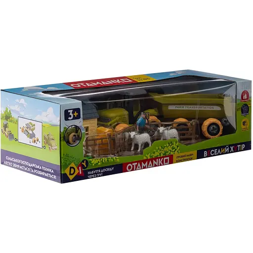 Игровой набор Otamanko Веселый хутор трактор и ферма с овцами и курами - фото 3