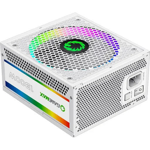 Блок живлення GameMax 1300W ATX3.1 80+ Platinum RGB White (RGB-1300 WH (ATX3.0/3.1 PCIe5.) - фото 9