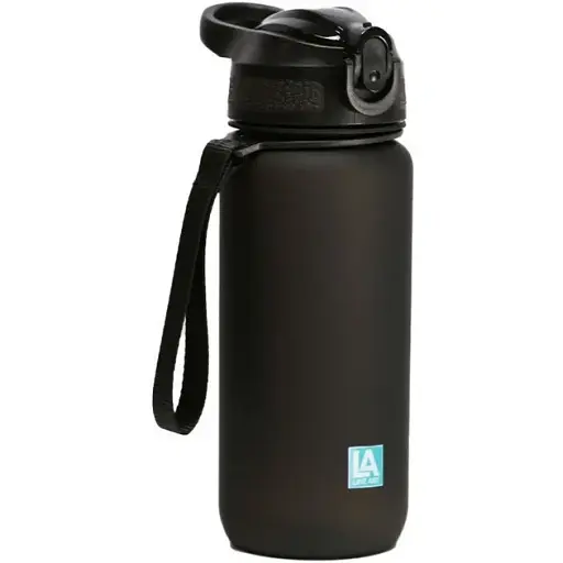 Бутылка для воды Line Art Merlo черная 600 мл (60013818LA-01)