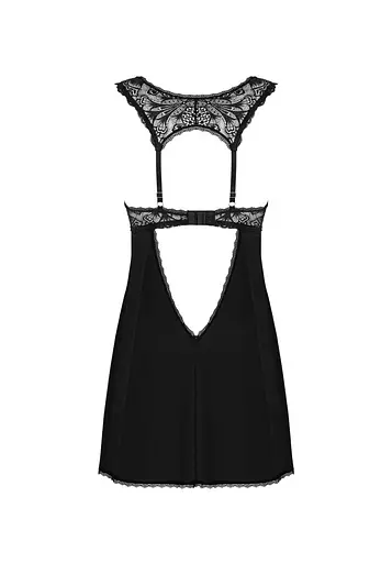 Комплект білизни Obsessive Donna Dream XL/XXL чорний - фото 6