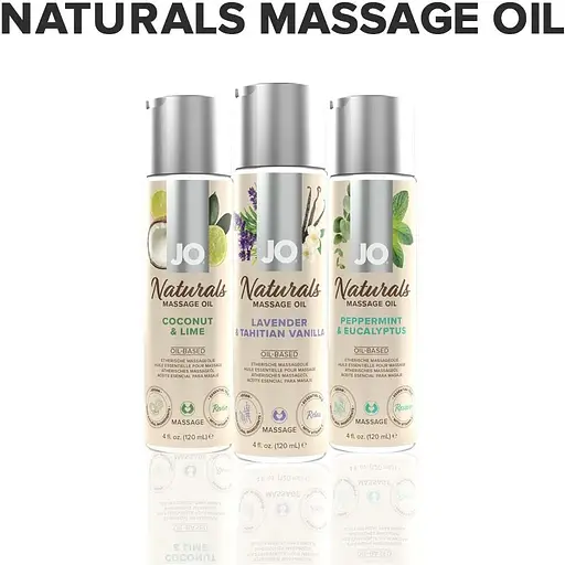 Масажна олія System JO - Naturals Massage Oil - Lavender & Vanilla 120 млє - фото 5
