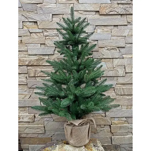 Ялинка Hvoya Classic лита пишна  в мішковині 90 см зелена