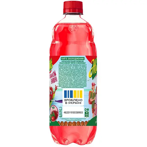 Напій соковмісткий Живчик Вишня безалкогольний сильногазований 0.5 л - фото 2