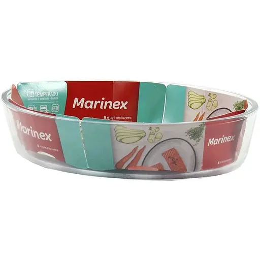 Деко овальне Marinex із жароміцного скла овальне 1.6 л (6343)