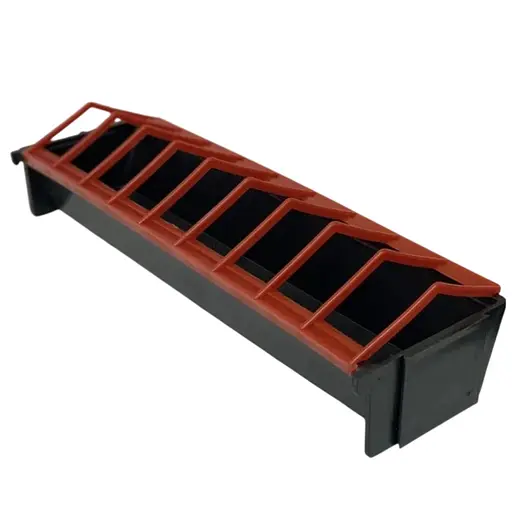 Годівниця Корито набірна для домашньої птиці чорна 30 см  - фото 1