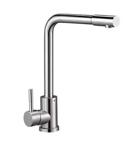 Смеситель для кухни Solone EZA4-B090 однорычажный Нержавеющая сталь 30412 - фото 1