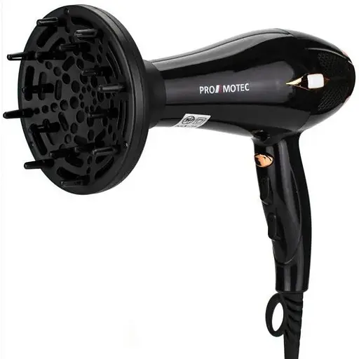 Фен для сушіння та укладання волосся Promotec PM 2310 з дифузором та концентратором - фото 1