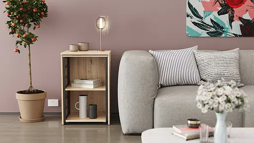 Стол-тумба трансформер Смарт 2/1 Ferrum-decor 750x1450x500 Черный металл ДСП Дуб Сан-Марино 16 мм (FRD-105096) - фото 7