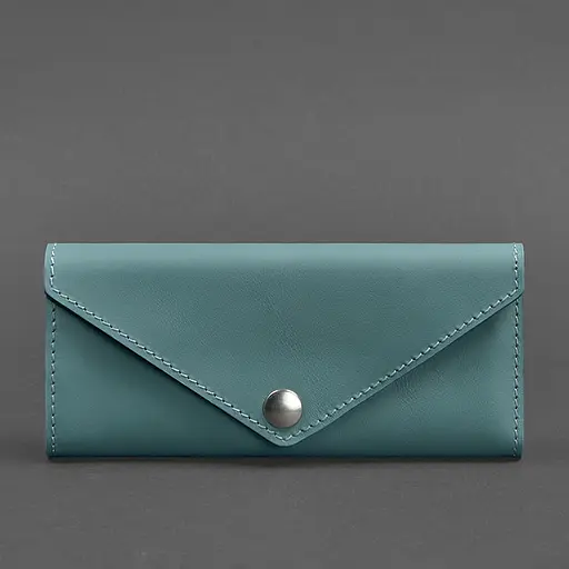 Женский кожаный кошелек Керри 1.0 бирюзовый - фото 7