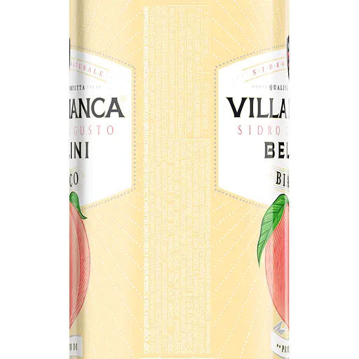 Сидр Villa Bianca Bellini Bianco білий напівсолодкий 4.4% 0.33 л з/б - фото 3